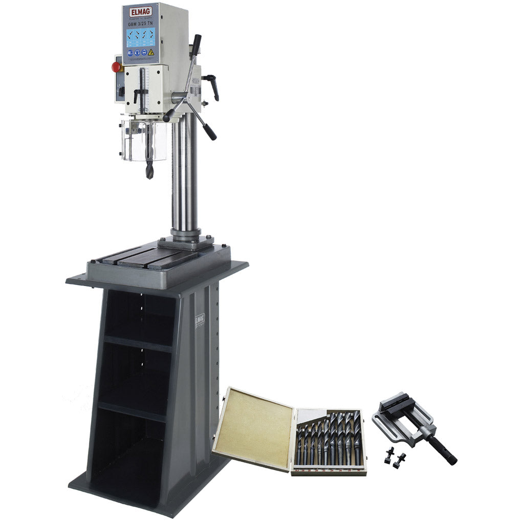 Geared table and column drilling machine series GBM 3 / 25