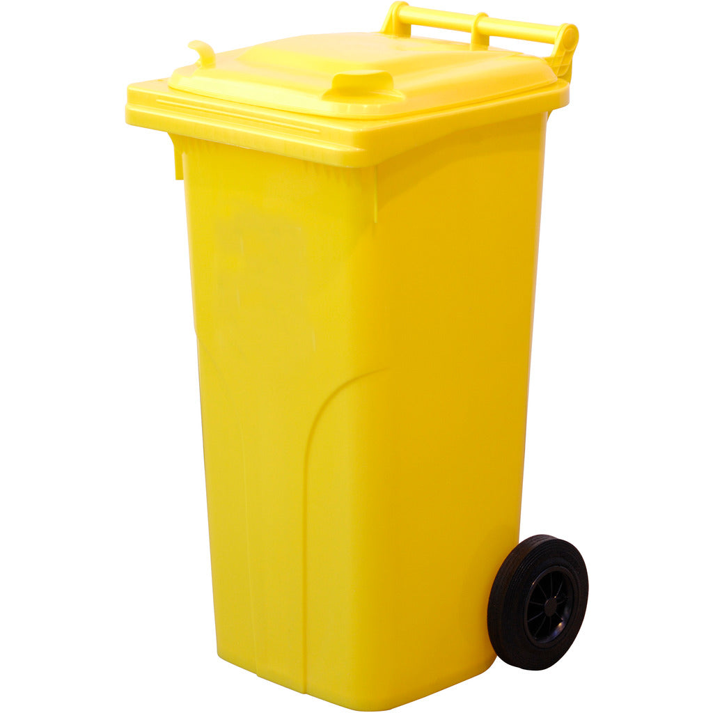 Waste and recyclables collection container / 2-wheel container (F)