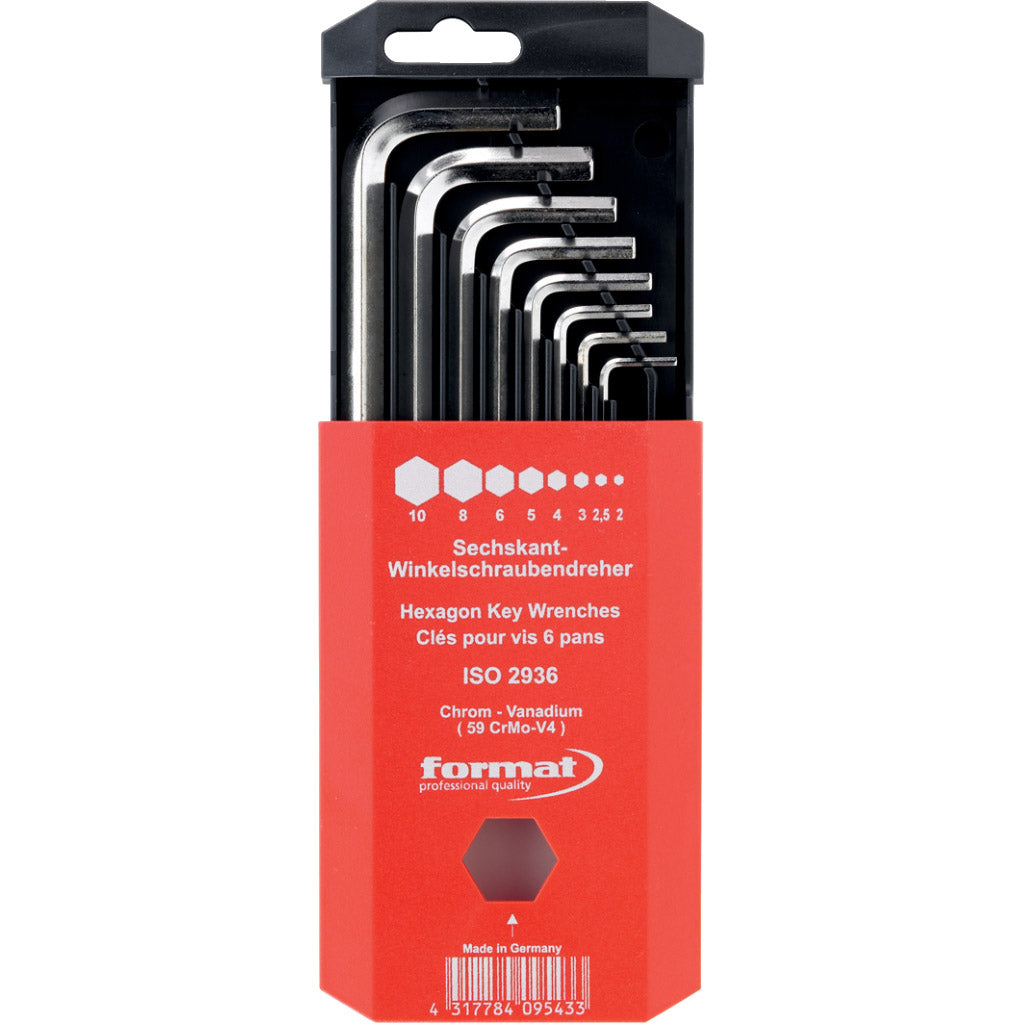 Sechskant-Winkelschraubendreher-Satz im Schiebekasten 5847
