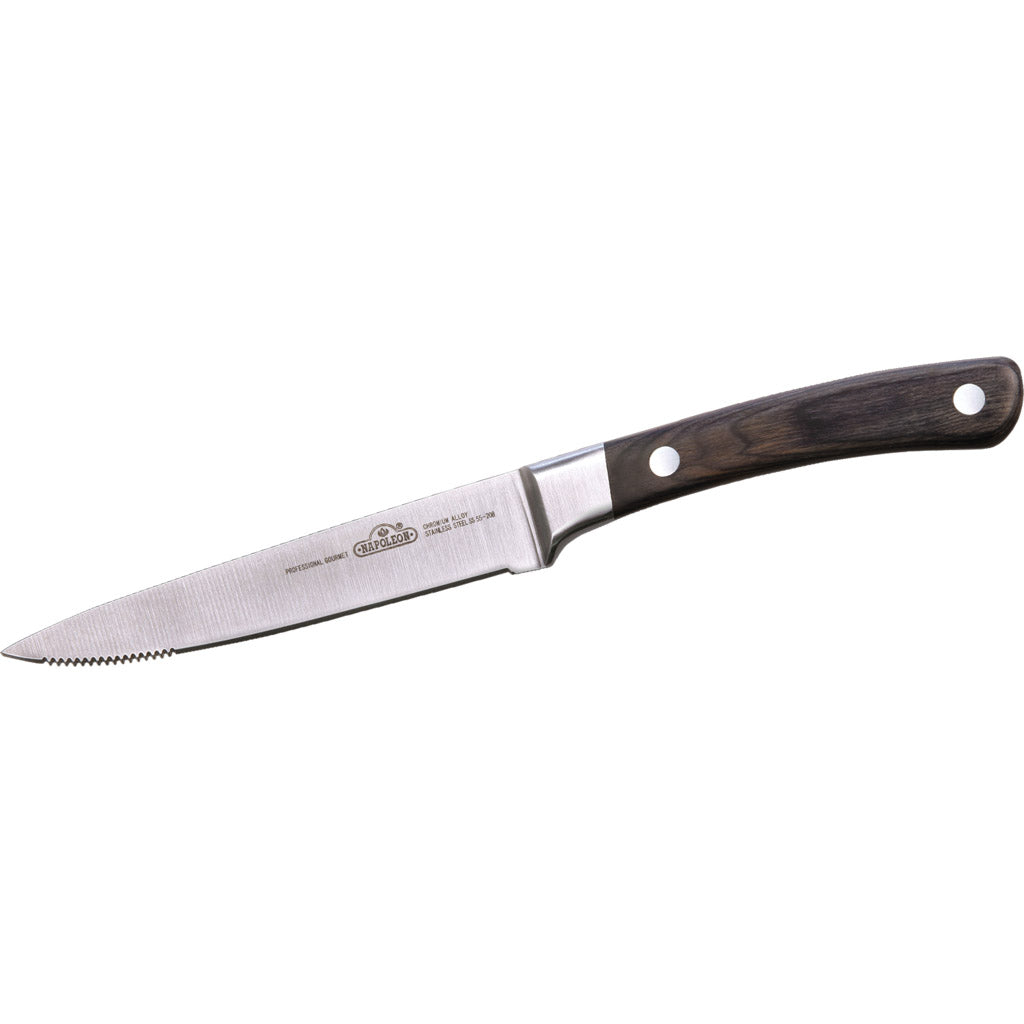 Steak knife serrated edge