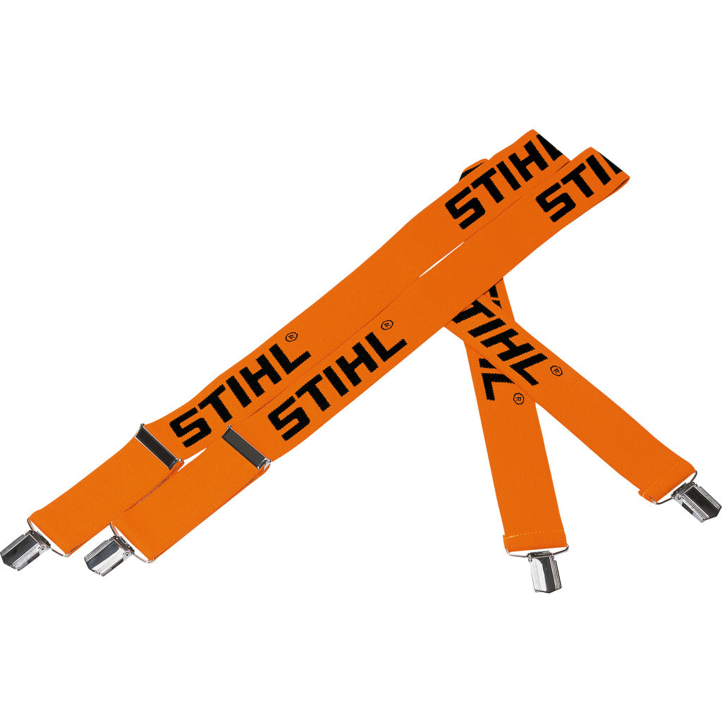 Bretelle Stihl / clip metalliche con inserto in plastica
