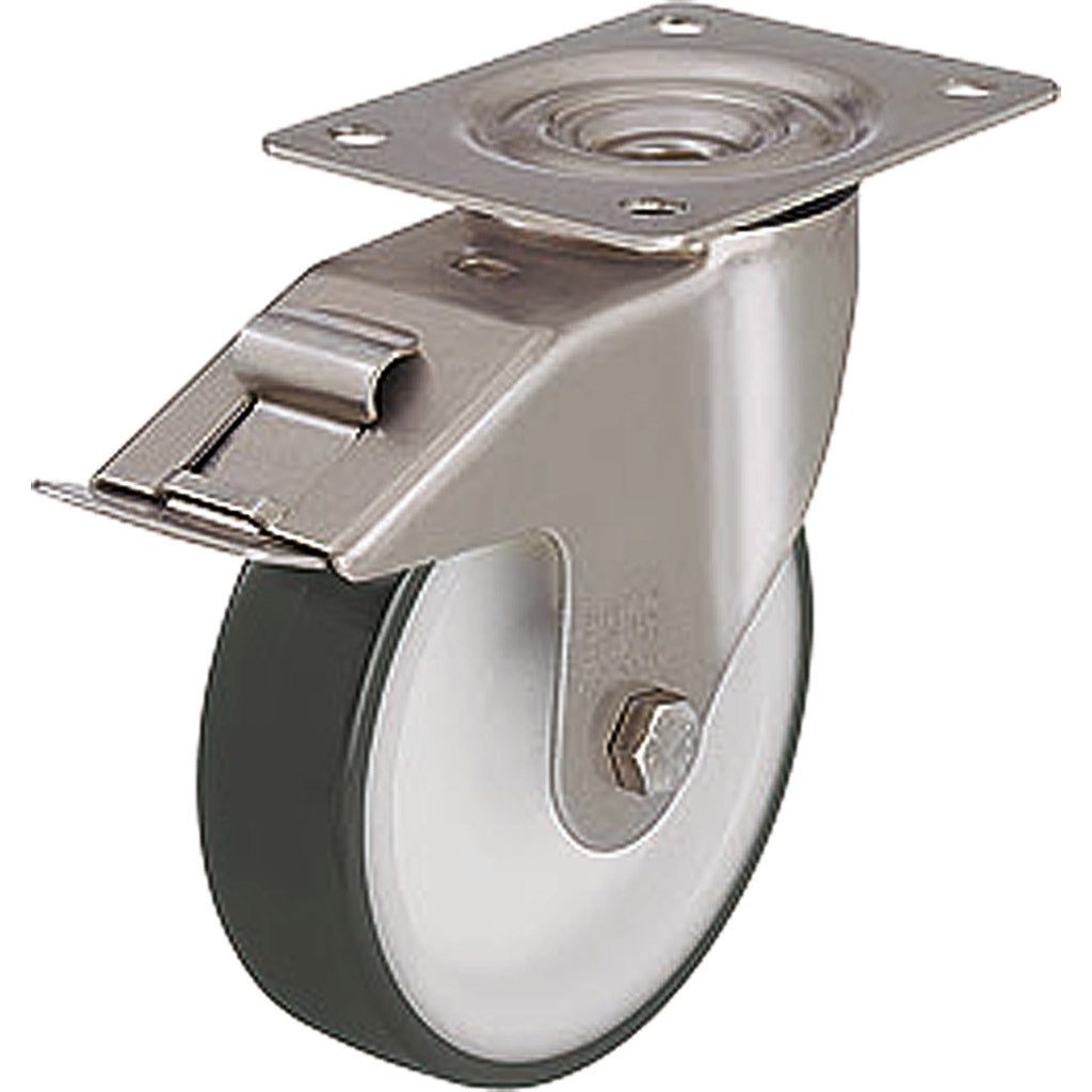 Stainless steel swivel castor LEX-POTH 100G-FI