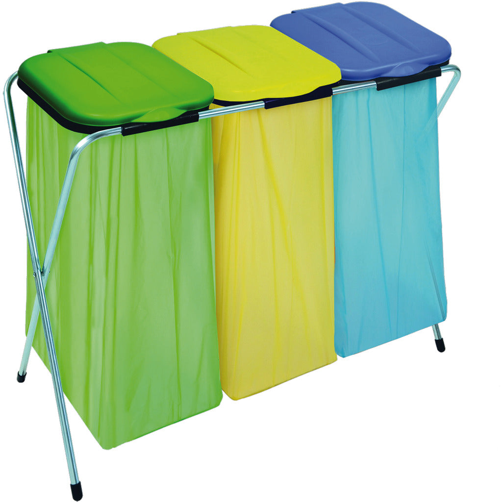 Solid garbage bag stand