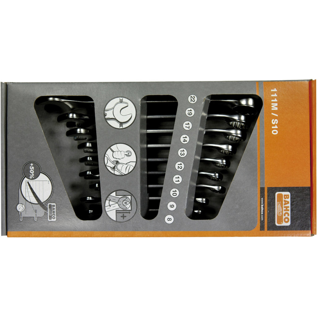 Bahco combination wrench set