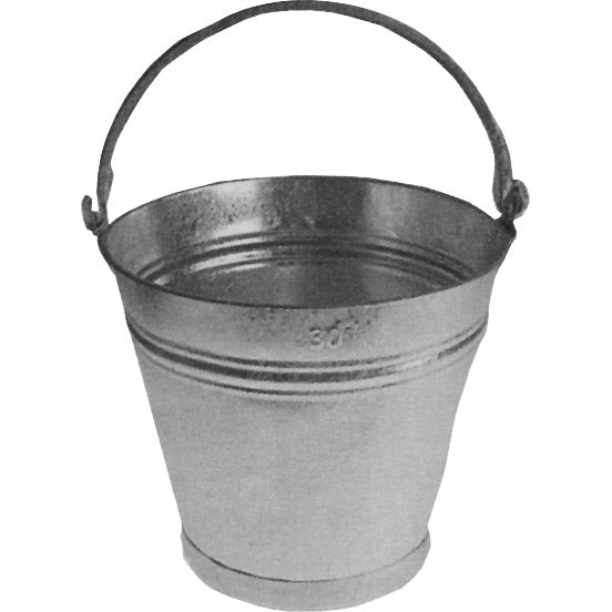 Galvanized bucket