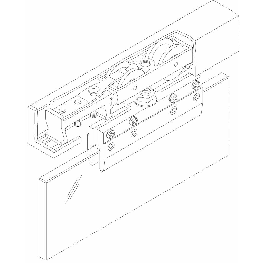 Beschlägesatz HAWA-Junior 80/GS