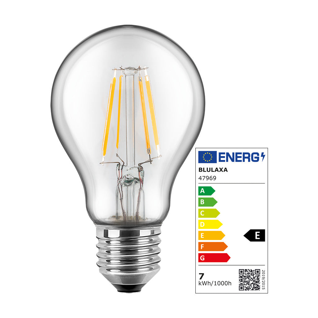 LED filament lamp pear shape A60 / E27