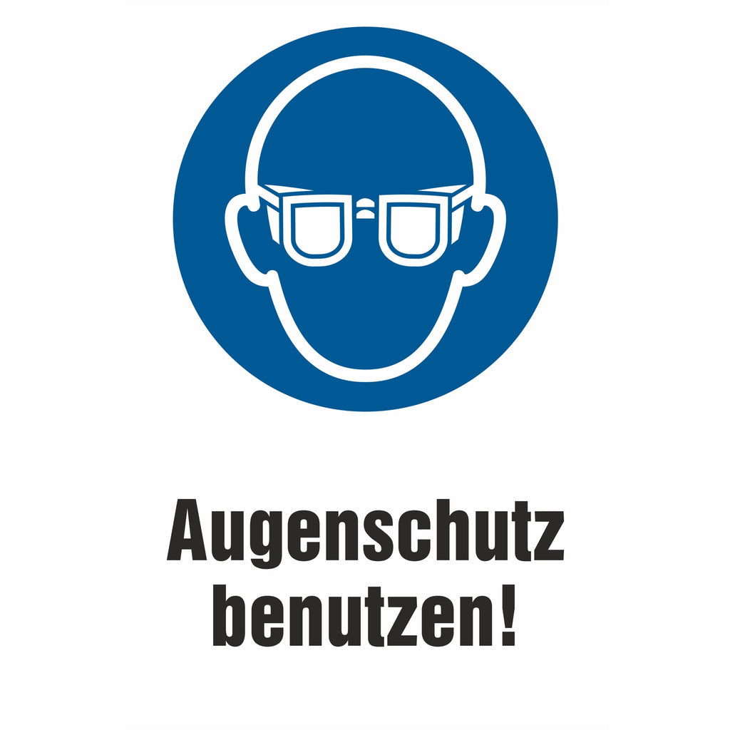 Mandatory sign - Wear eye protection