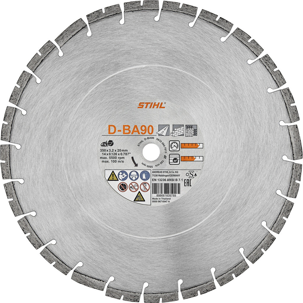 Stihl diamond cutting disc D-BA90