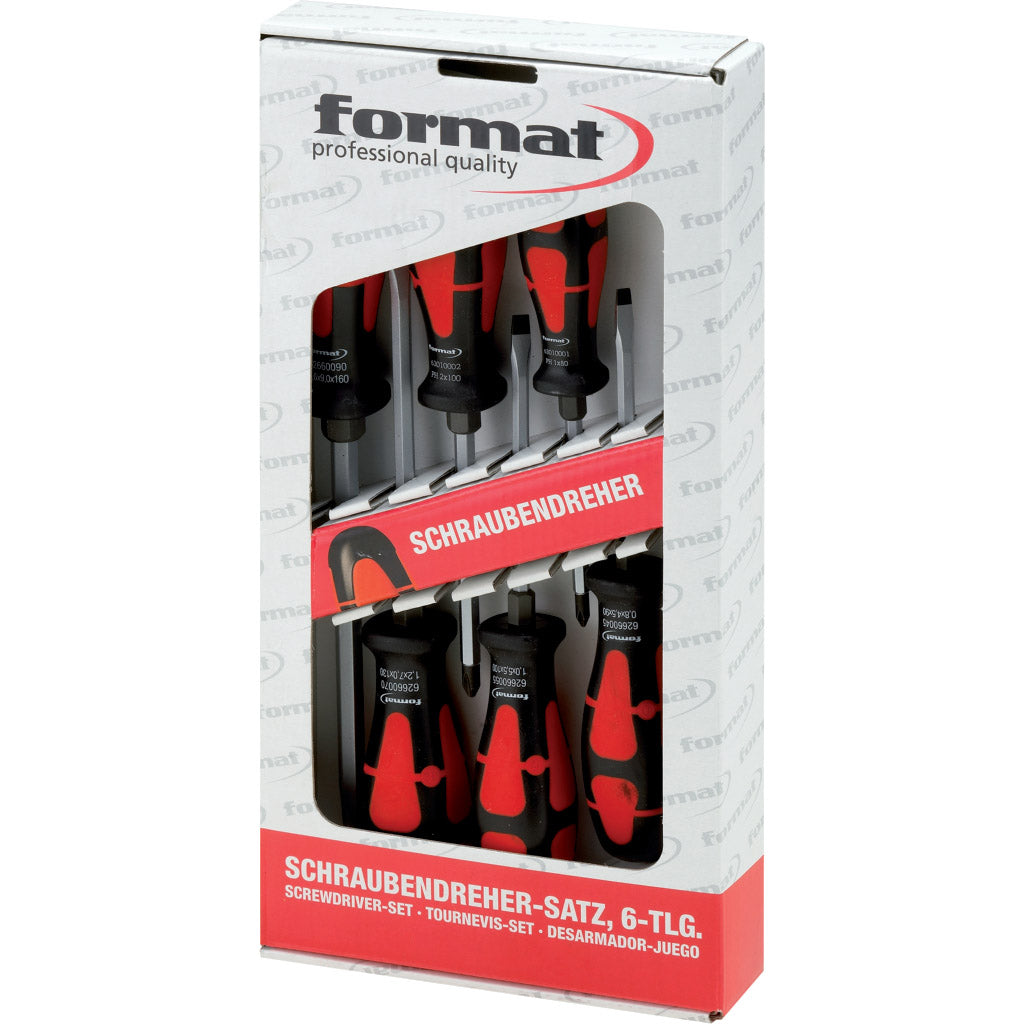 Screwdriver set round PH / 6-piece