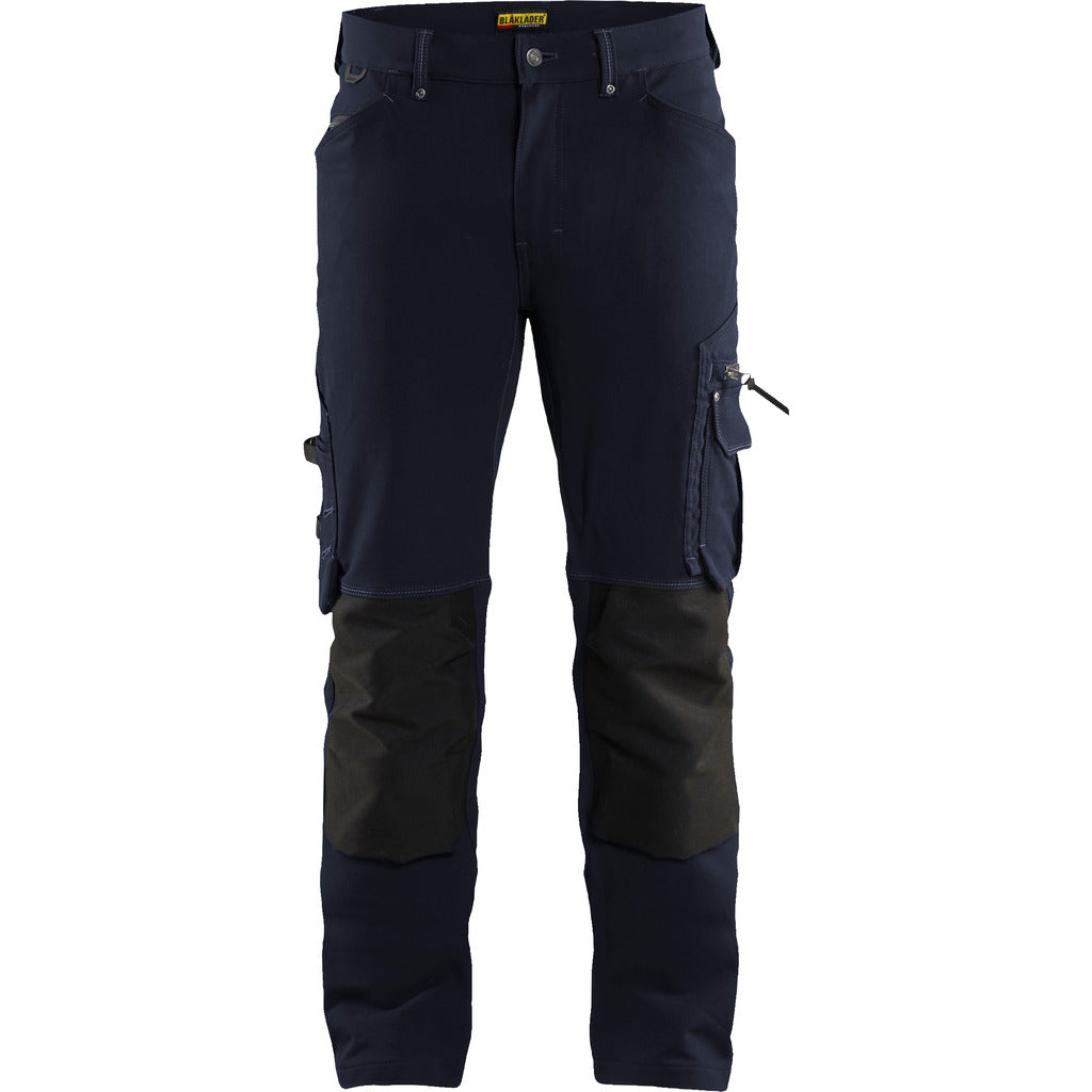 Pantaloni da lavoro artigianali senza tasche porta chiodi in tessuto elasticizzato a 4 vie X1900
