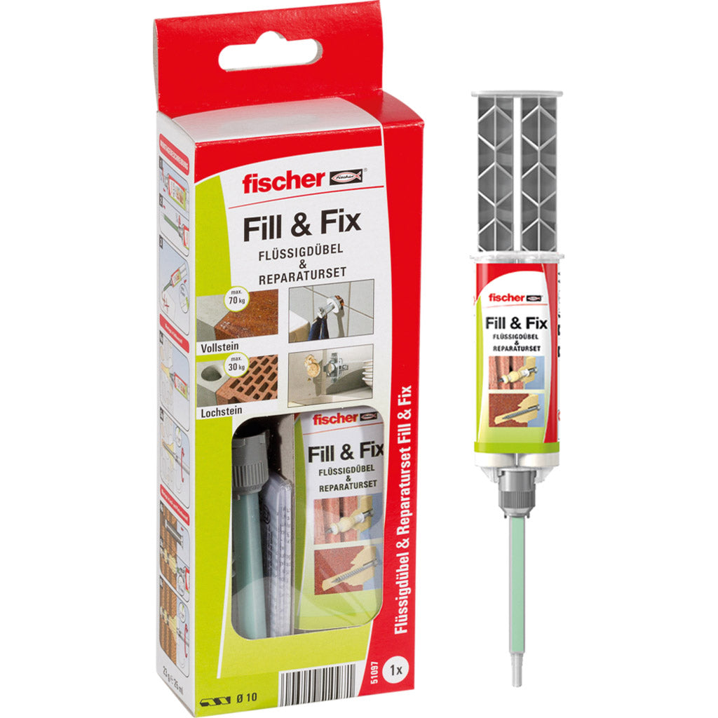 Liquid dowel fill & fix