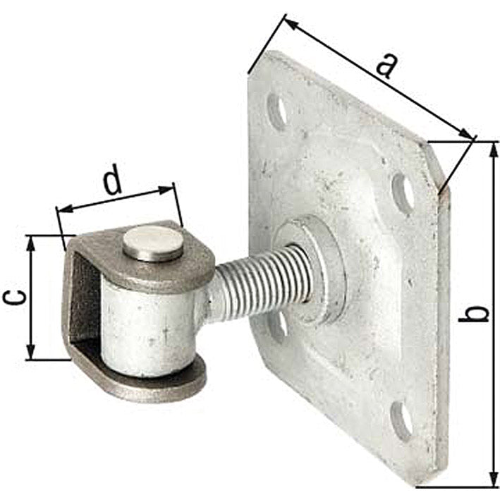 Gate hinge