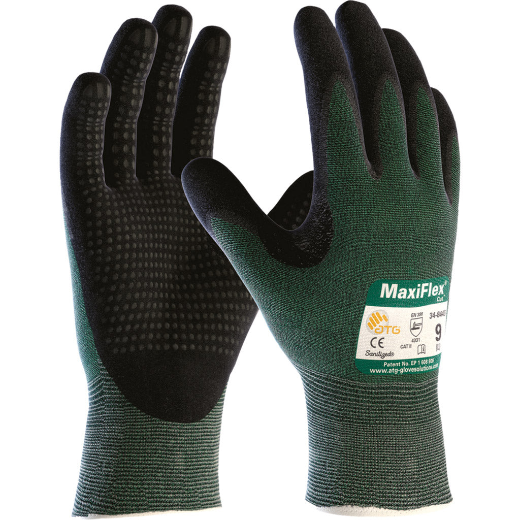 Cut-resistant glove Maxi Flex Cut with studs
