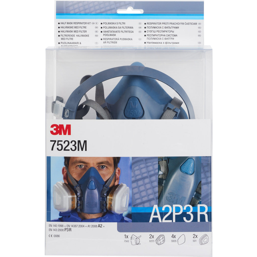 Atemschutz-Halbmasken Set 7523 M