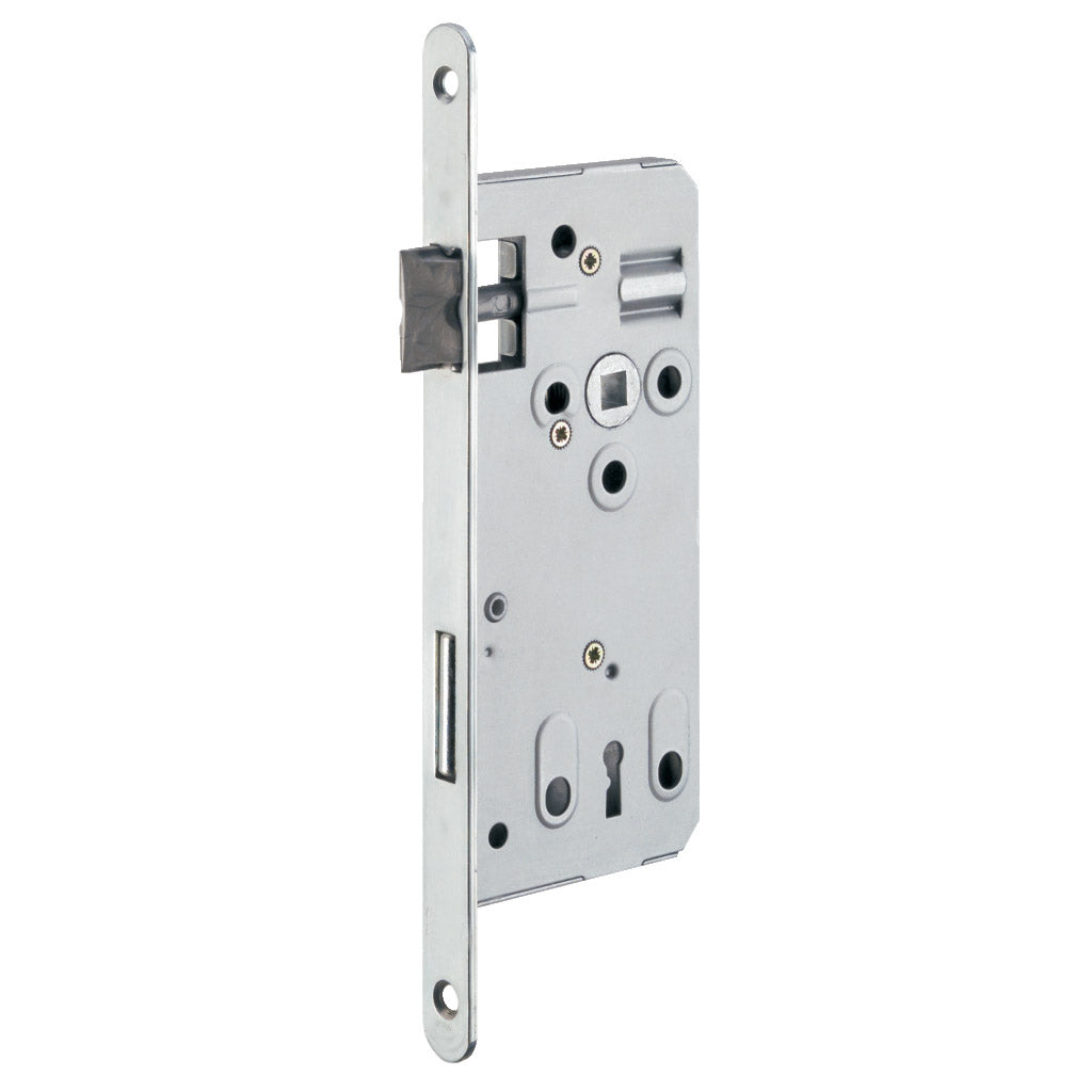 Mortise lock plastic latch