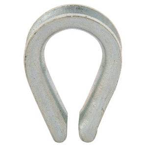 Rope thimble stainless steel V2A 3 mm