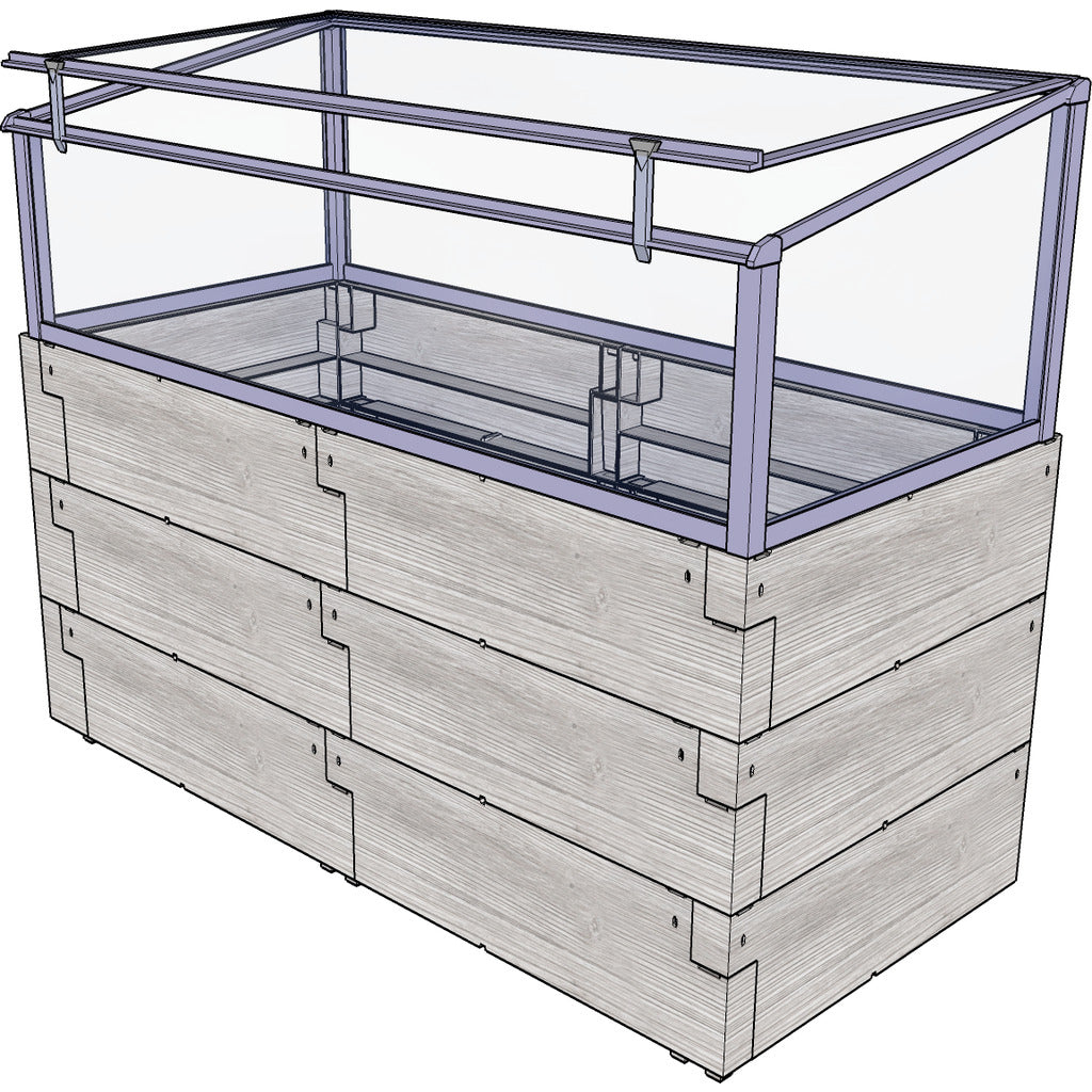 Set combinato di aiuole rialzate Juwel "Timber"