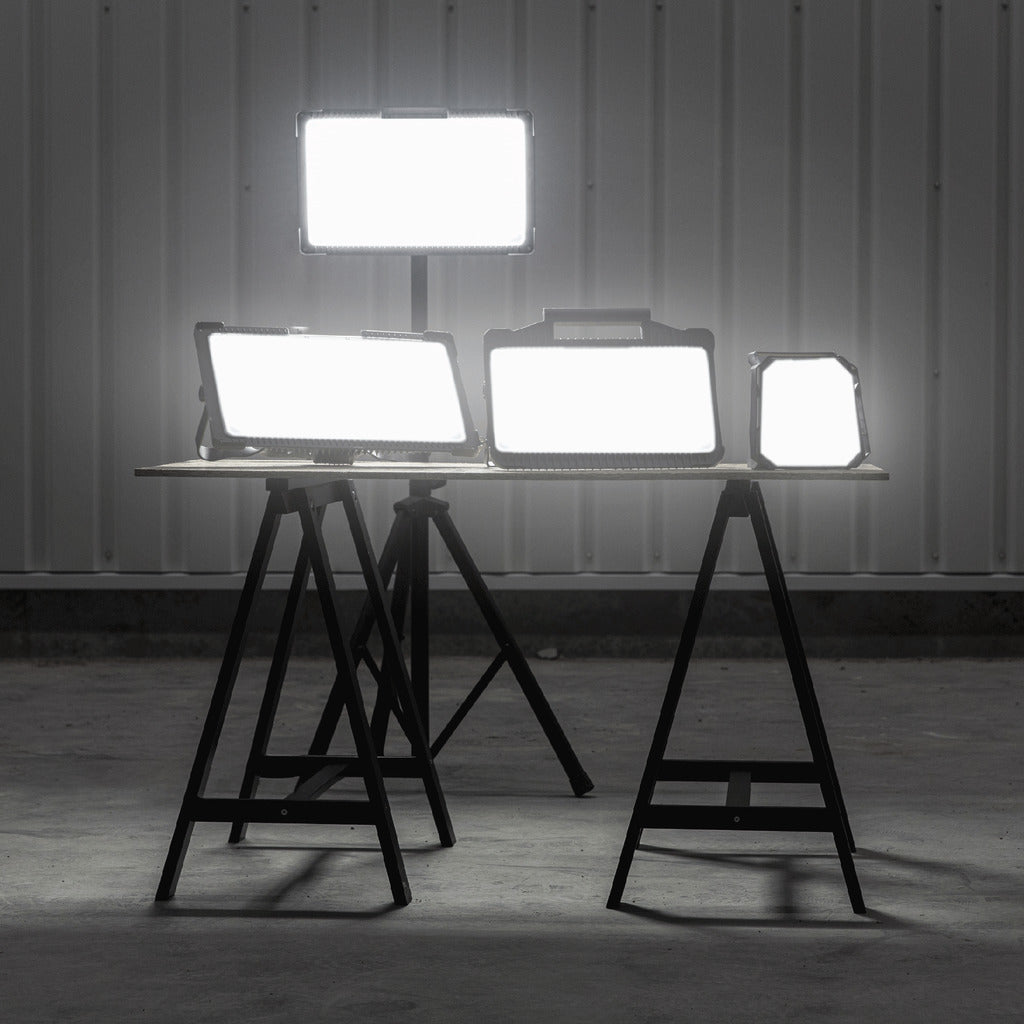 Battery LED construction spotlight MultiBattery