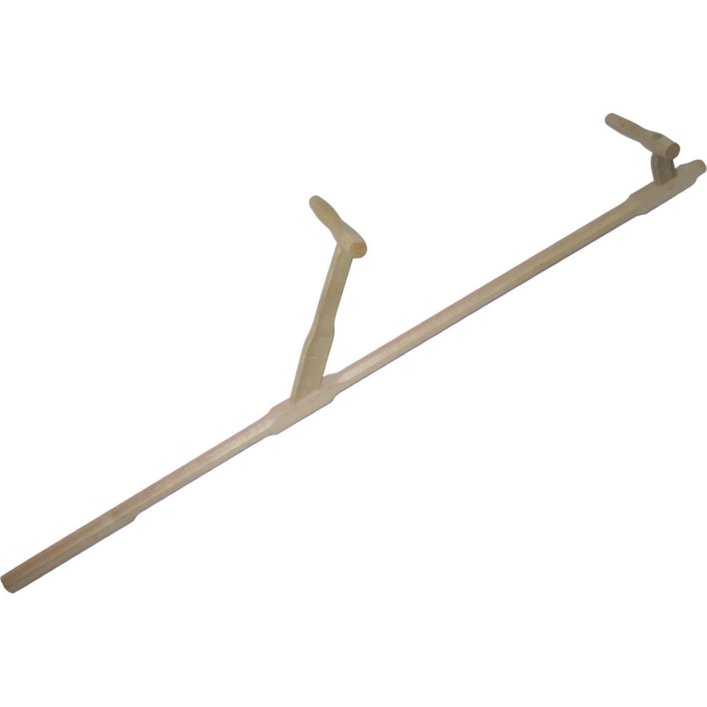 Scythe throwing wood