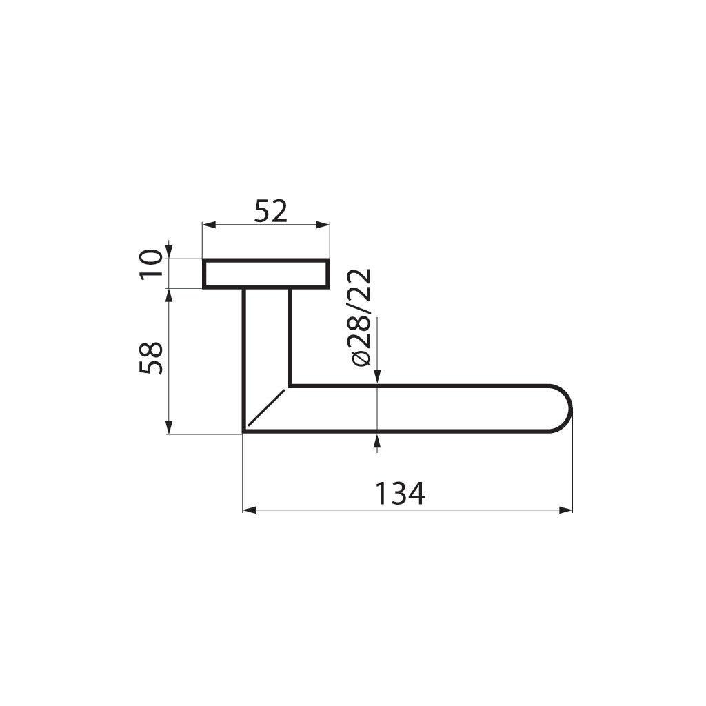 Door handle set model Orlando (R42)