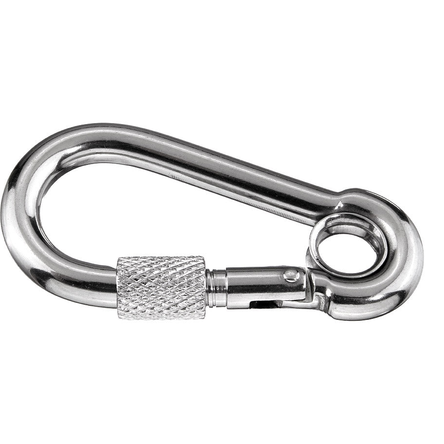 Moschettone con chiusura a vite