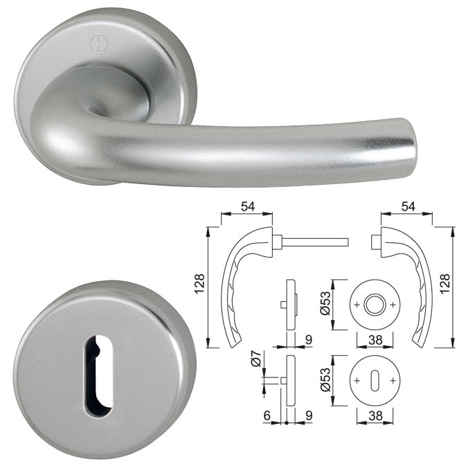 Door handle set TÔKYÔ series