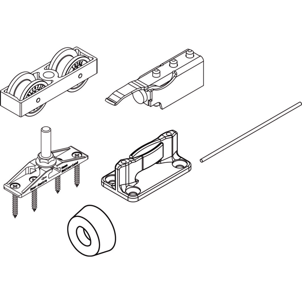 Beschlägesatz HAWA-Junior 80/Z