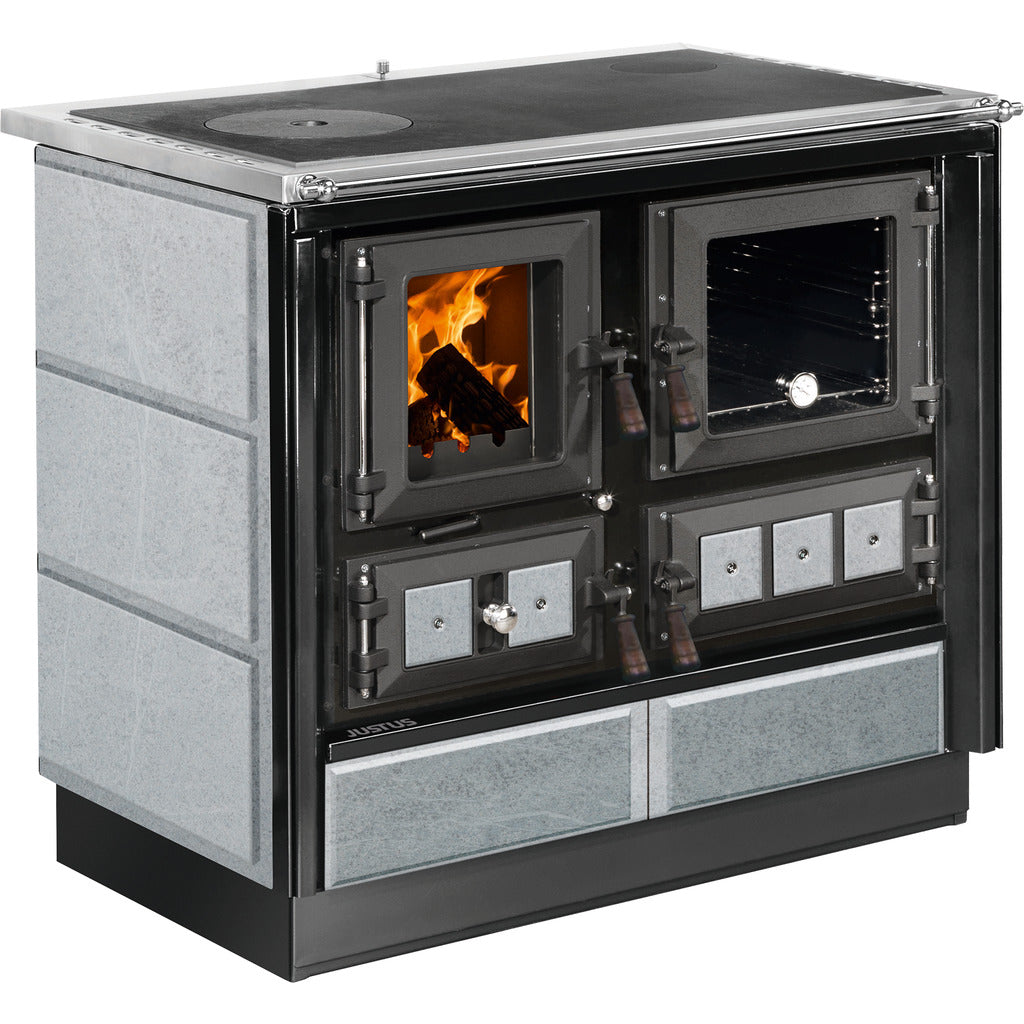 Stufa a combustibile solido Justus Rustico 90 2.0