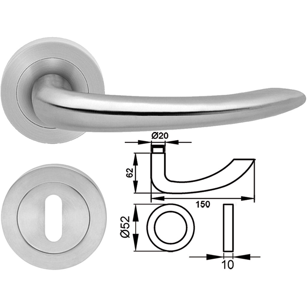 Door handle set series JERSEY ER 19