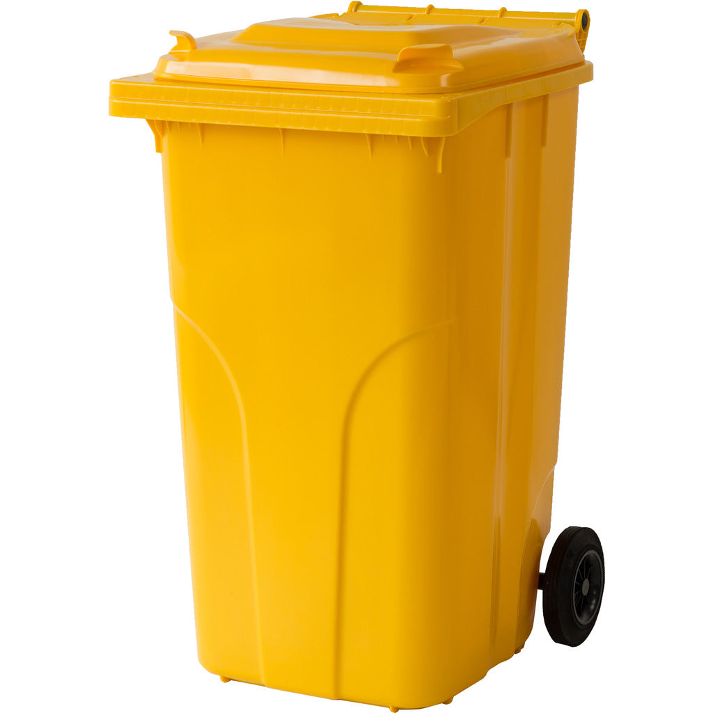 Waste and recyclables collection container / 2-wheel container (F)