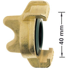 GEKA PLUS brass blind coupling