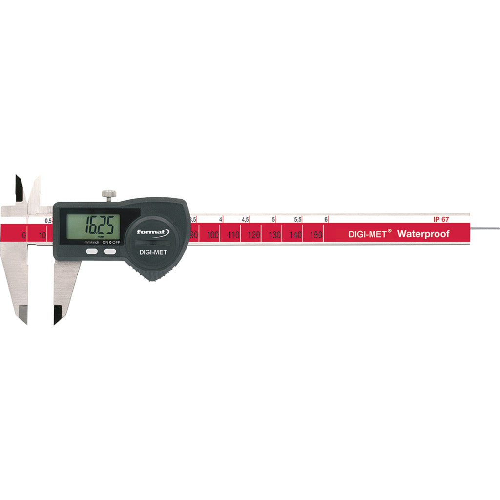 Digital pocket caliper format