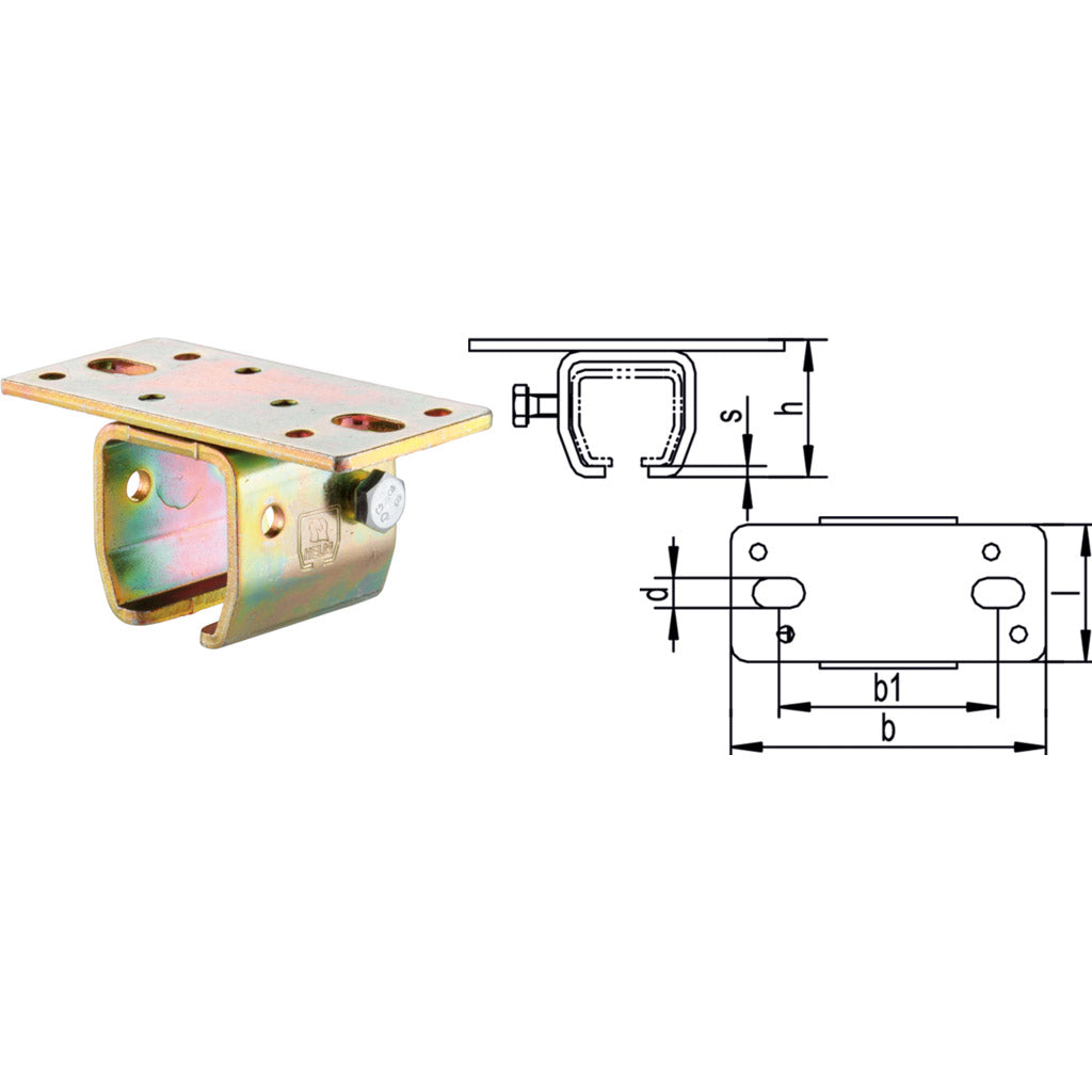 Ceiling mounting sleeve 45/02