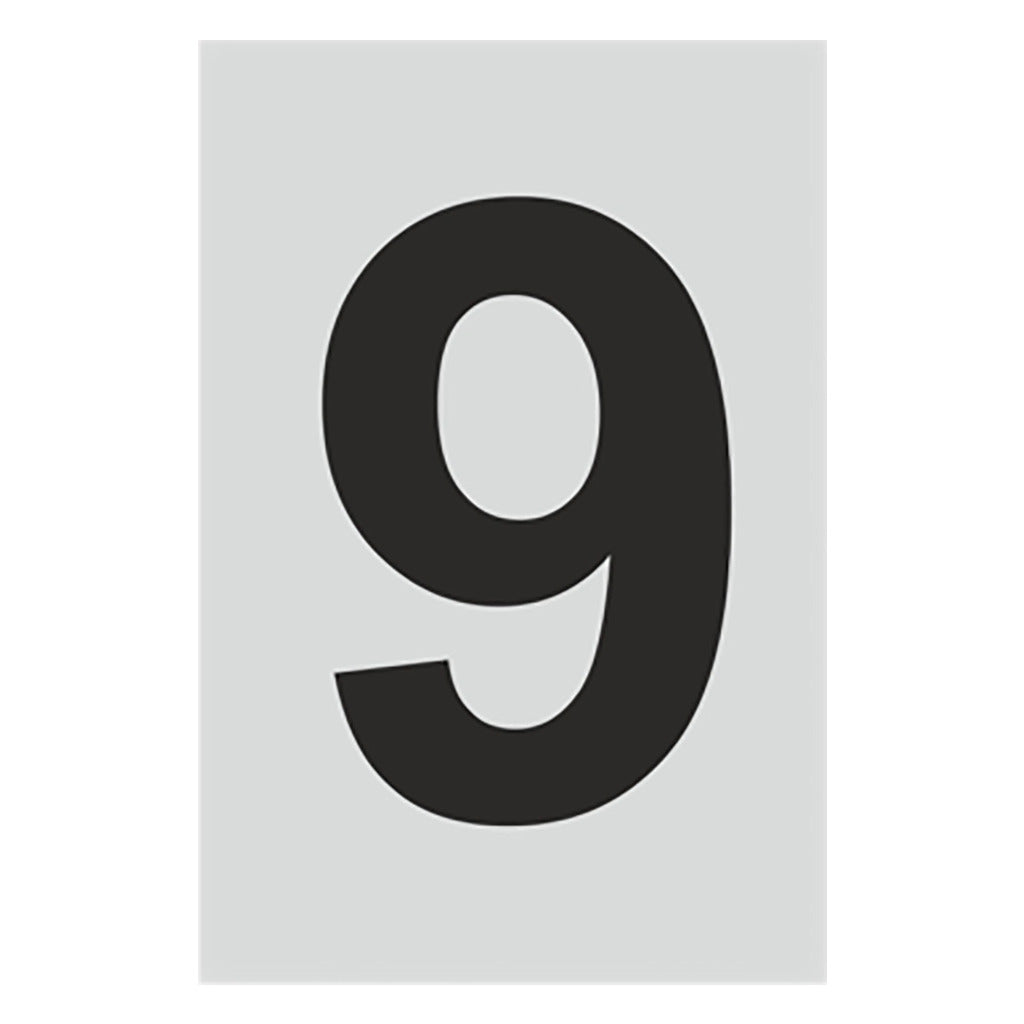 Number stainless steel look