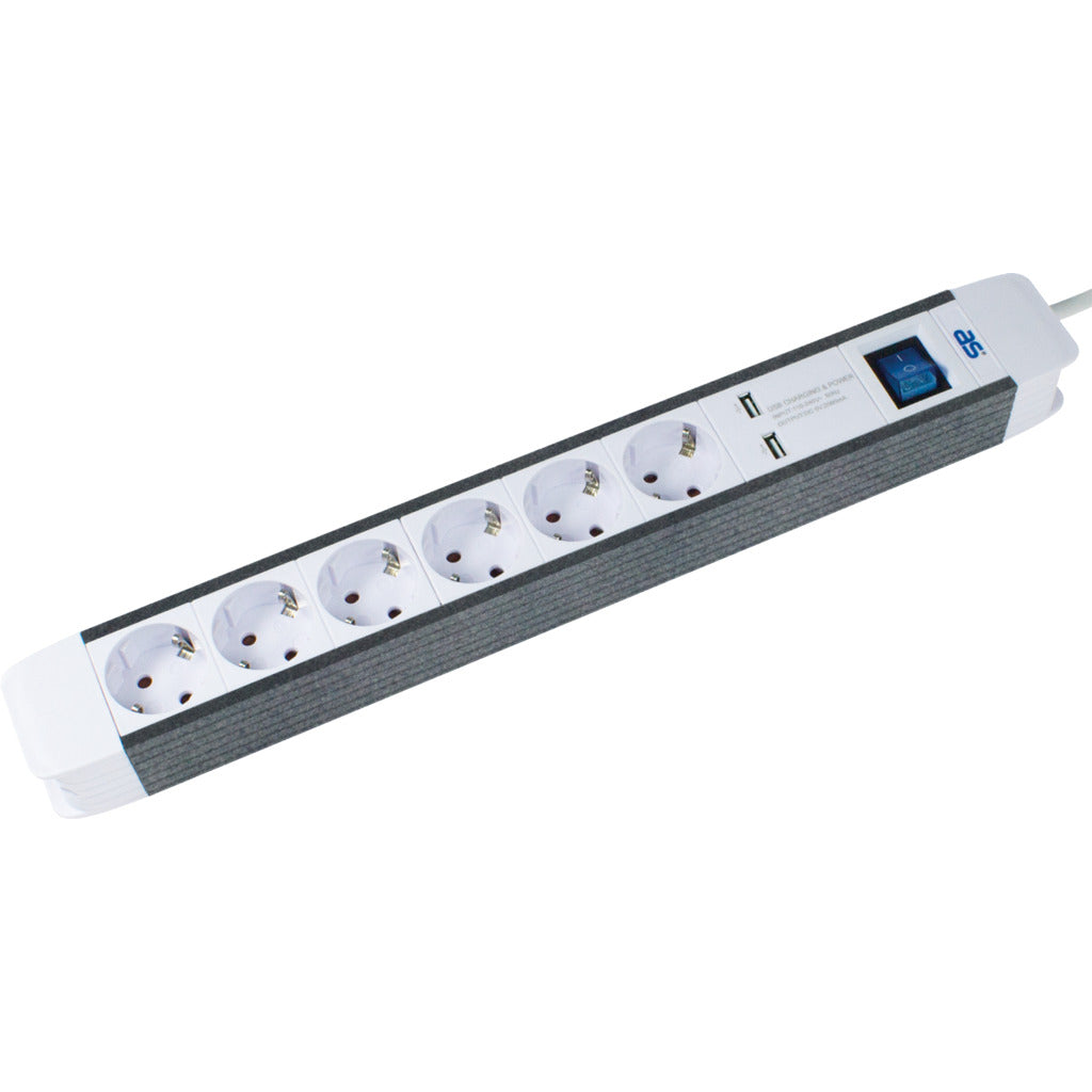 Flash 6-way power strip