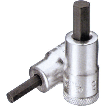 Socket wrench insert for hexagon socket screws 3/8"