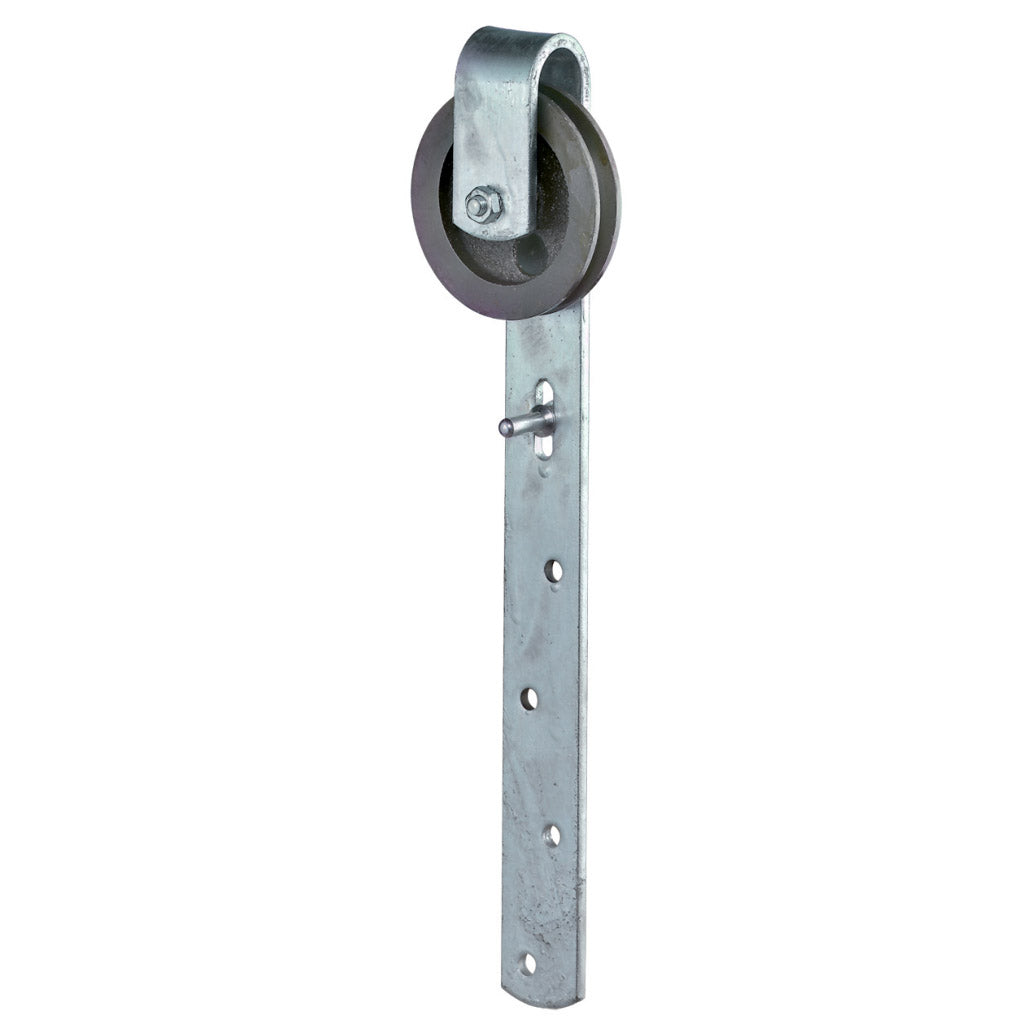 Sliding door roller with bracket