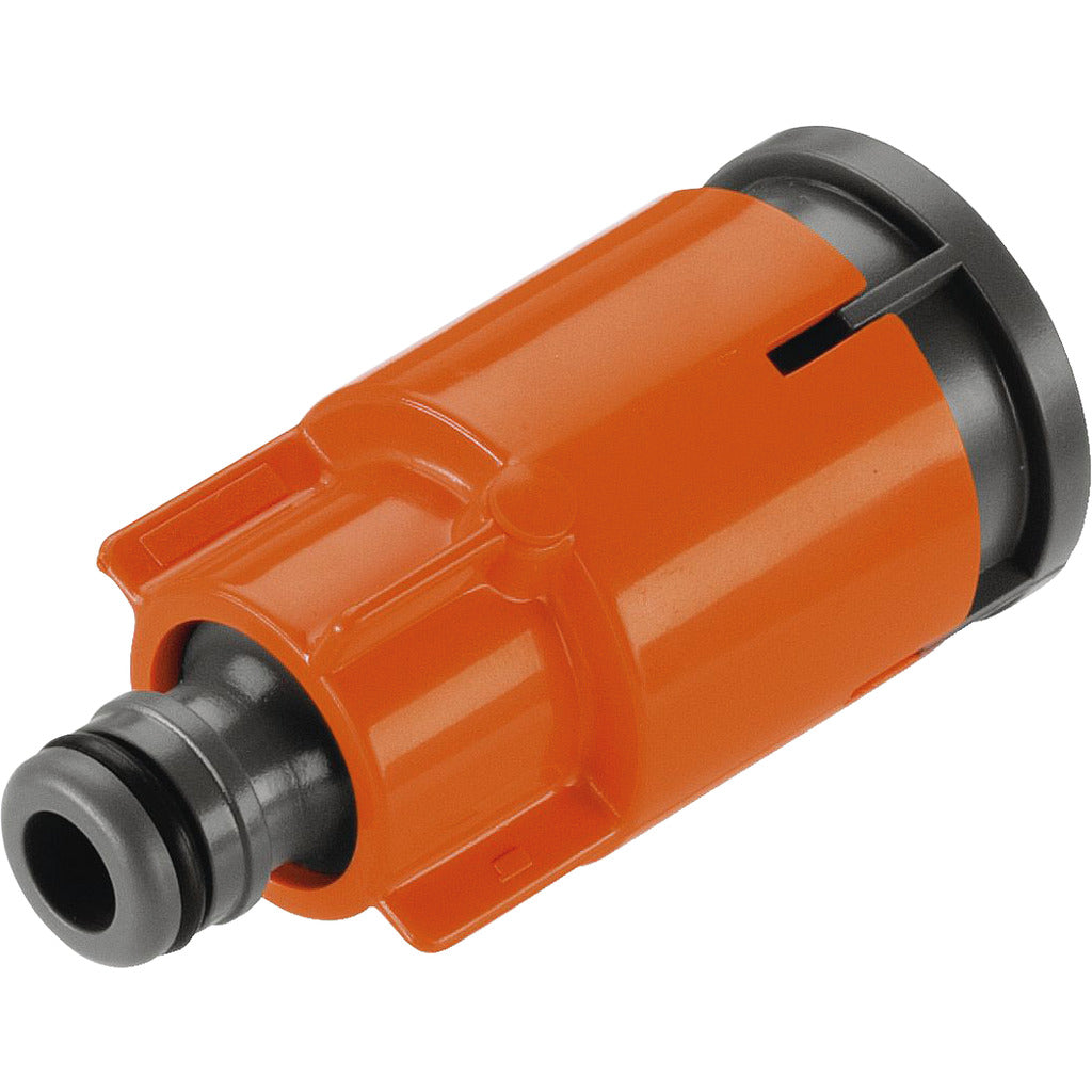 Water plug with stop valve