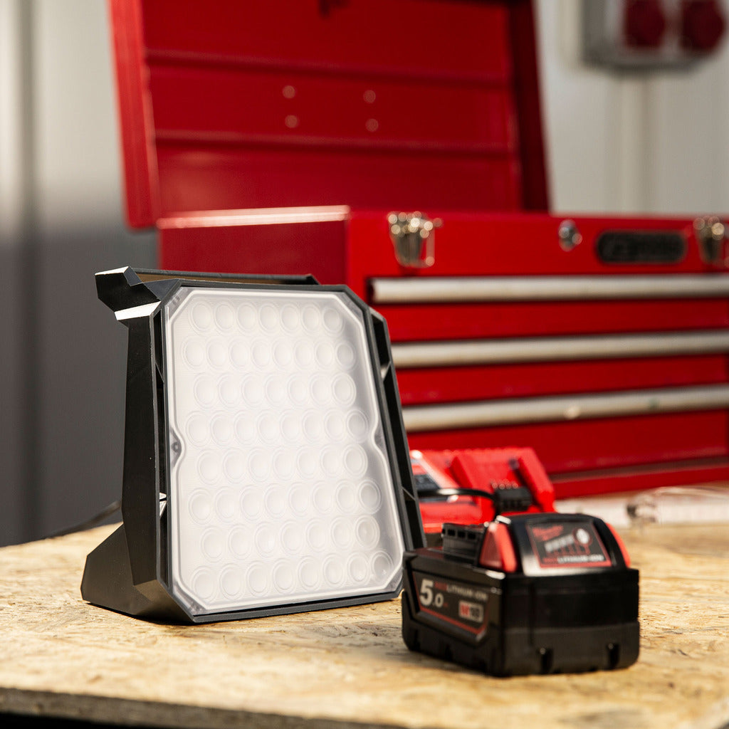 Battery LED construction spotlight MultiBattery