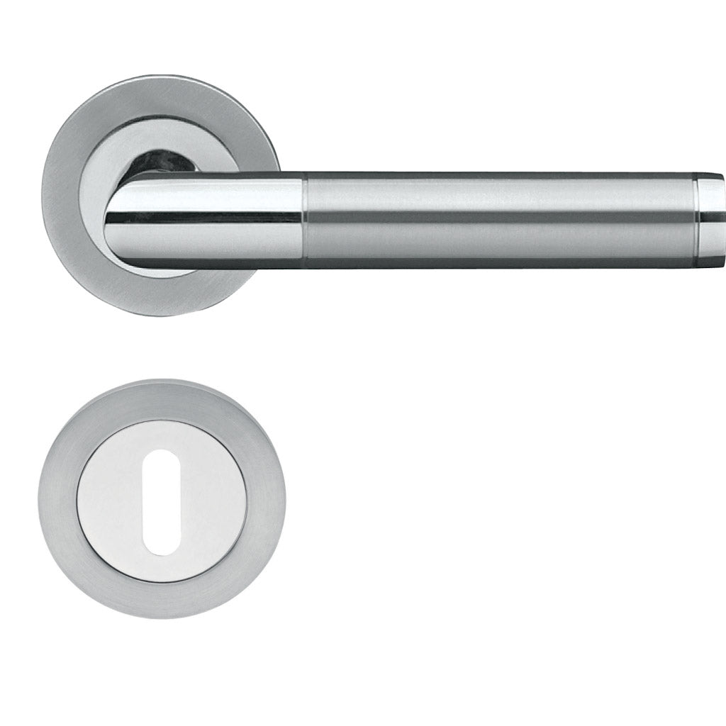 Door handle set model Rio Steel (ER 34)