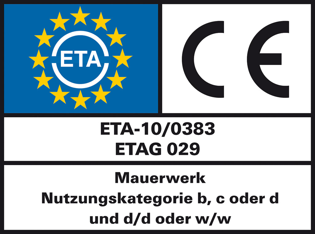 Manicotto di ancoraggio ad iniezione FIS H in plastica