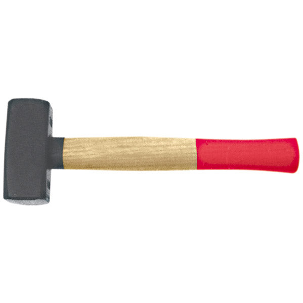 Hand sledgehammer with wooden handle