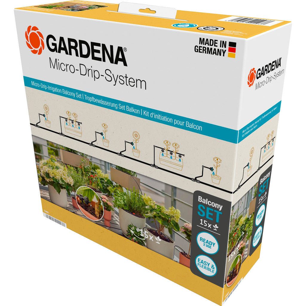 Set di irrigazione a goccia Gardena / balcone