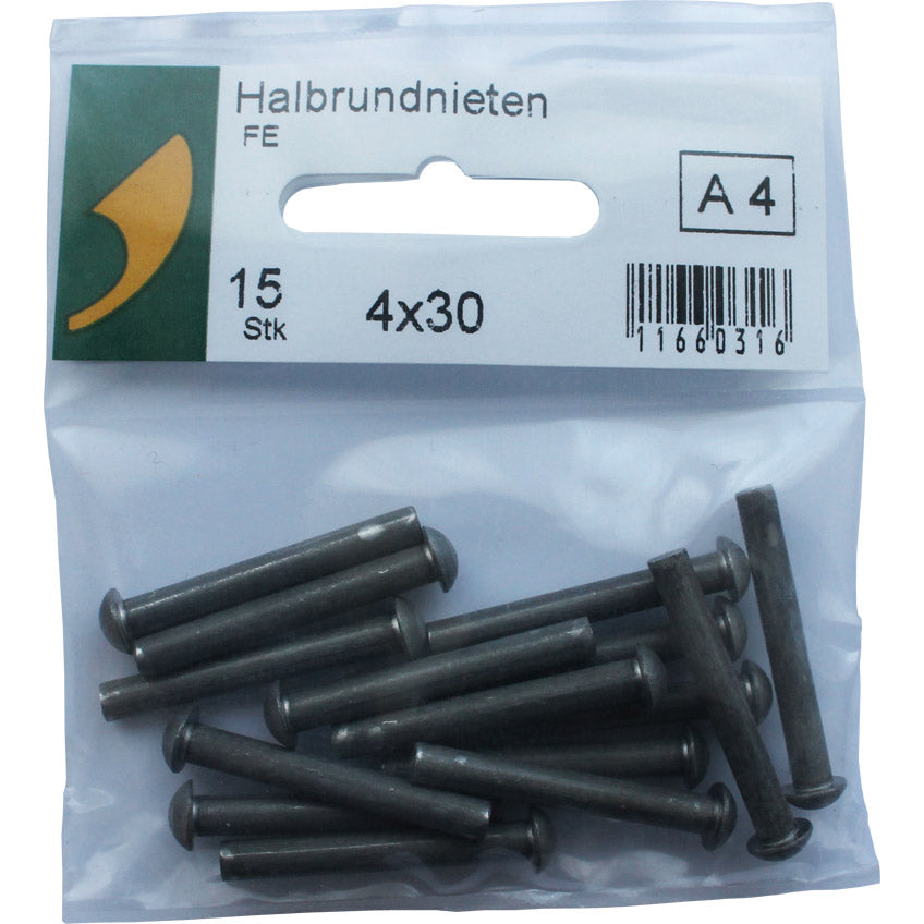 SBV half-round rivets iron