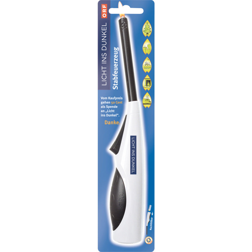 Stick lighter "LIGHT INTO THE DARK"