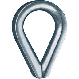 Rope thimble similar to DIN 6899 Form B galvanized