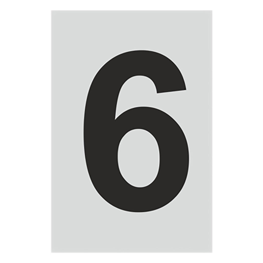 Number stainless steel look