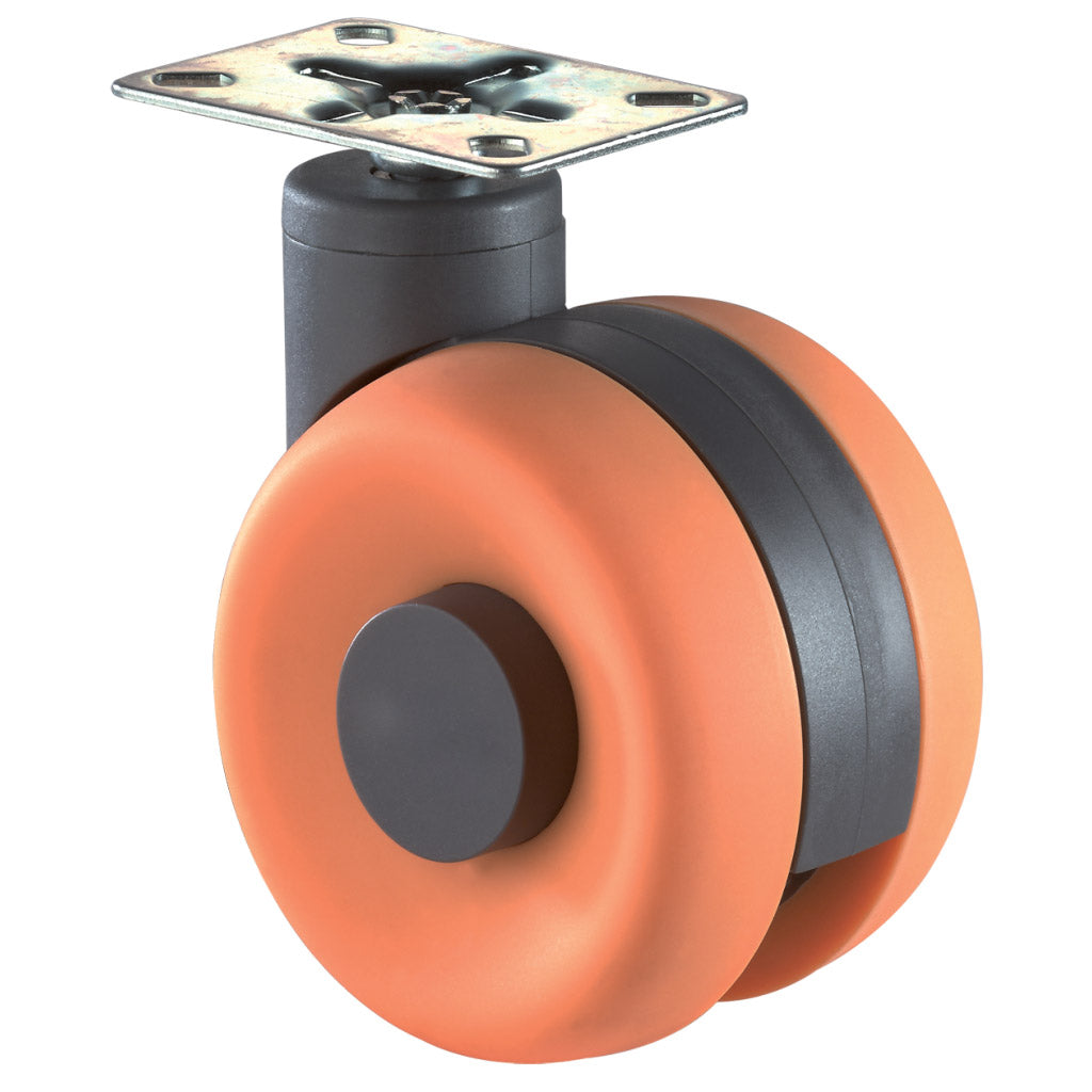 Doppio rullo in plastica