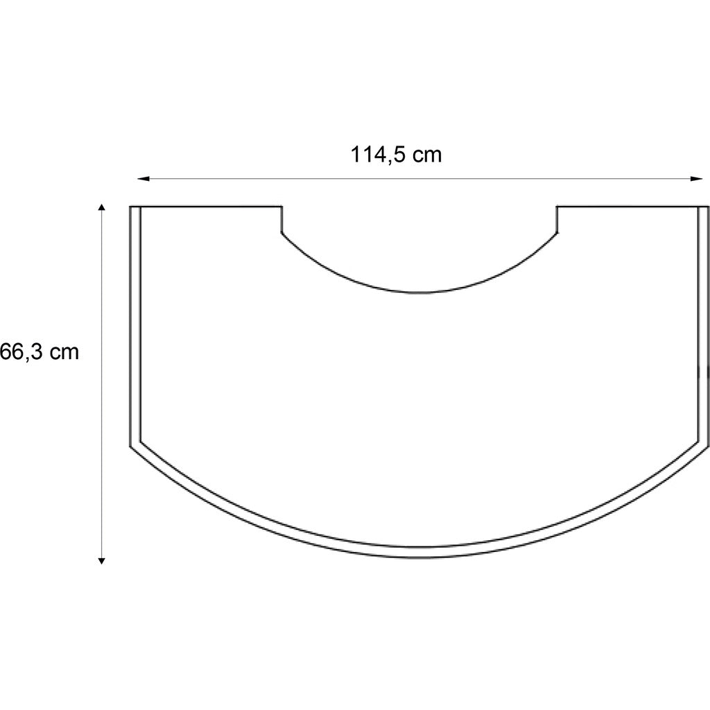Glass serving plate / for RIKA stove SOL